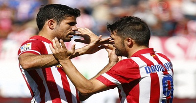Atletico goni Barcę! Duet Villa-Costa przesądził o losach meczu. VIDEO